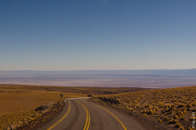 Heading towards Salar de Atacama